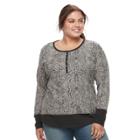 Plus Size Columbia Ski Valley Ii Thermal Henley, Women's, Size: 1xl, Grey (charcoal)