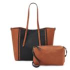 Sonoma Goods For Life&trade; Paula Tote & Crossbody Bag Set, Women's, Black