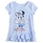 Disney's Minnie Mouse Girls 4-7 Dot Tee By Jumping Beans&reg;, Size: 7, Light Blue