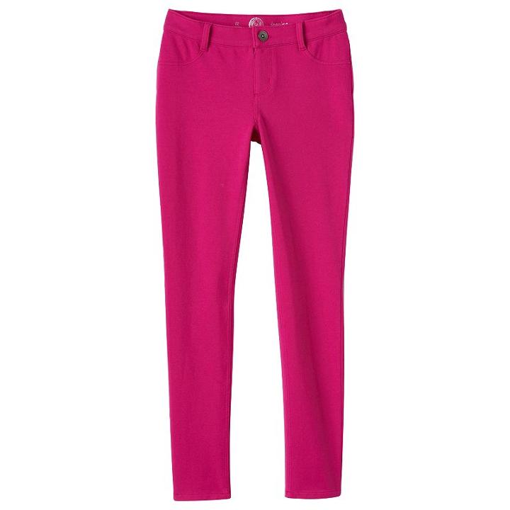 Girls Plus Size So&reg; Perfectly Soft Knit Jeggings, Girl's, Size: 20 1/2, Med Pink
