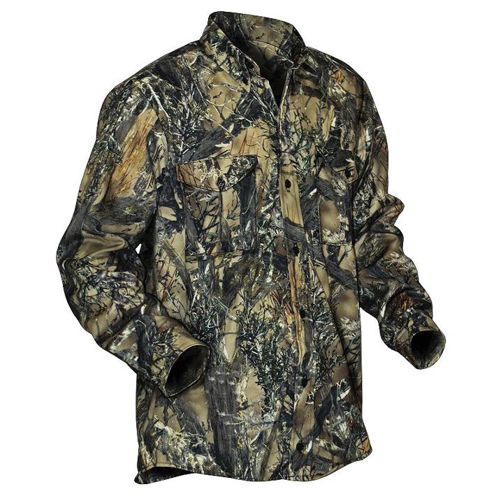 Men's True Timber Camo Button-down Shirt, Size: Large, Grey Other