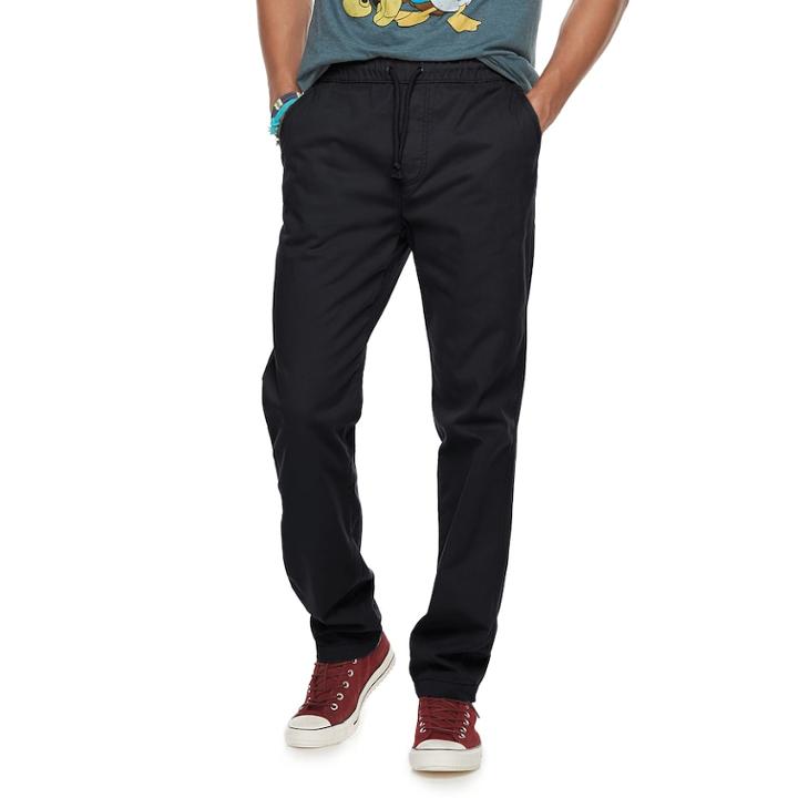 Men's Urban Pipeline&reg; Maxflex Pull-on Twill Pants, Size: Xl, Black