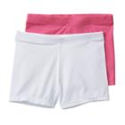 Girls Maidenform 2-pk. Playground Pals Bike Shorts, Size: Xs, Pink