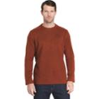 Men's Arrow Colorblock Crewneck Fleece, Size: Xxl, Drk Orange