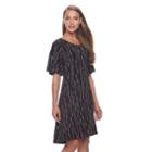 Women's Apt. 9&reg; High-low A-line Dress, Size: Xl, Black
