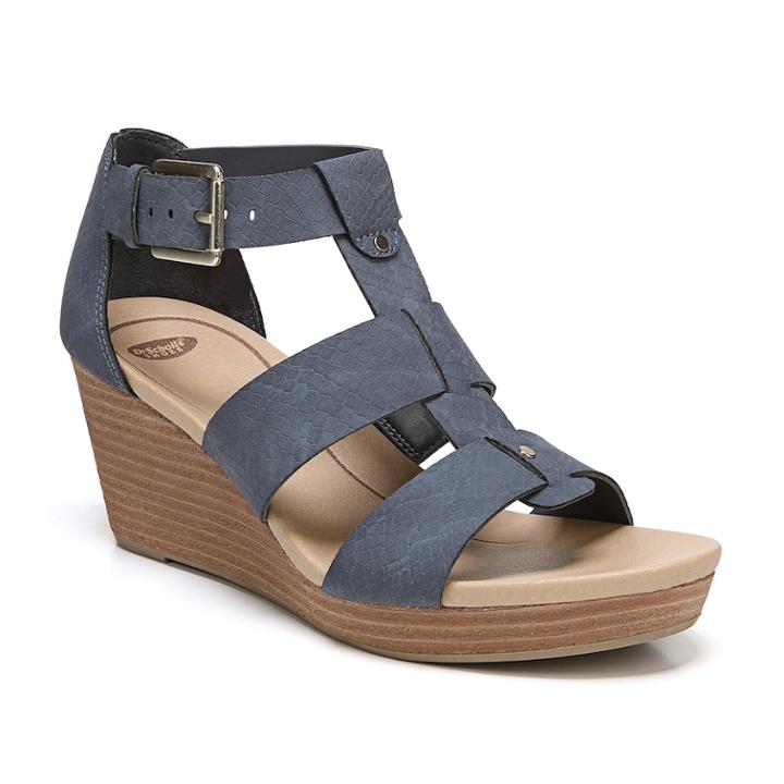Dr. Scholl's Barton Women's Dress Wedges, Size: Medium (10), Blue