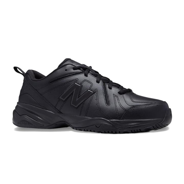 New Balance 619 V1 Men's Leather Cross-training Shoes, Size: Medium (9.5), Black