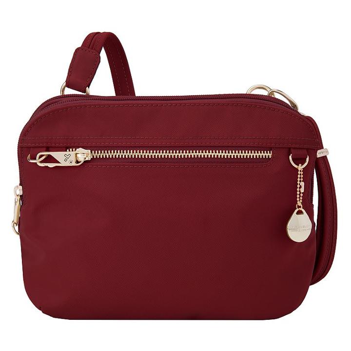 Travelon Anti-theft Tailored East-west Organizer, Adult Unisex, Red