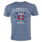 Boys 8-20 Minnesota Twins Stitches Printed Tee, Size: M 10-12, Blue
