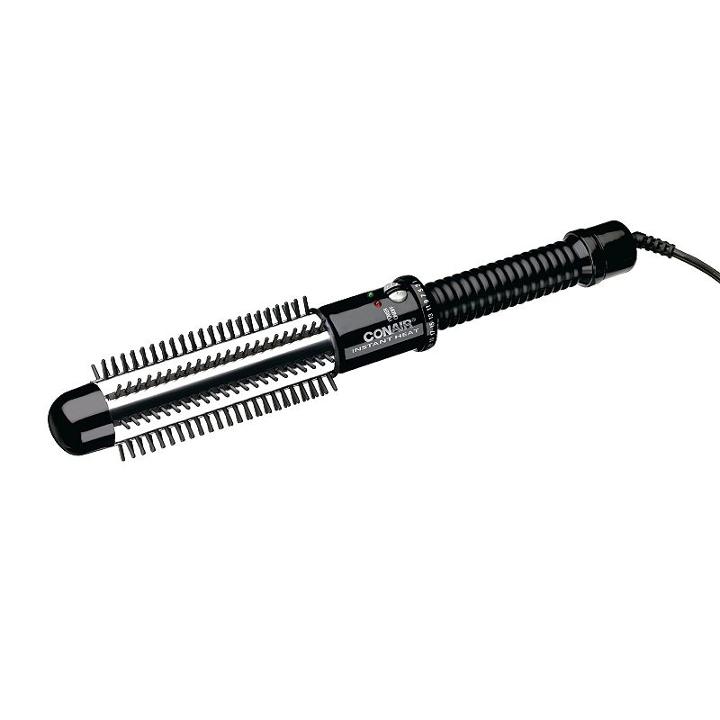 Conair Hot Sticks 1.25-in. Instant Heat Big Curl & Volume Hot Styling Brush, Black