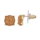Lc Lauren Conrad Nickel Free Gold Foil Stud Earrings, Women's, Pink