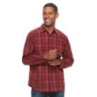 Big & Tall Columbia Hardy Ridge Plaid Stretch Button-down Shirt, Men's, Size: 3xb, Med Red