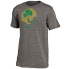 Boys 8-20 Under Armour Notre Dame Fighting Irish Helmet Triblend Tee, Size: L 14-16, Grey