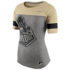 Women's Nike Purdue Boilermakers Fan Top, Size: Large, Grey