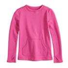 Girls 4-16 Cuddl Duds Plush Top, Size: 14-16, Light Pink