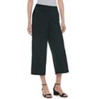 Women's Elle&trade; Wide Leg Crop Pants, Size: Medium, Black
