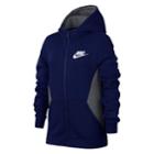 Boys 8-20 Nike Club Fleece Full-zip Hoodie, Size: Small, Blue