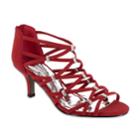 Easy Street Nightingale Women's High Heel Sandals, Size: Medium (10), Brt Red
