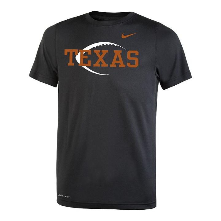 Boys 8-20 Nike Texas Longhorns Legend Icon Tee, Size: S 8, Black