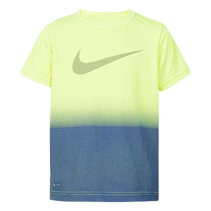 Boys 4-7 Nike Dri-fit Ombre Graphic Tee, Size: 4, Lt Yellow