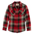 Boys 8-20 Urban Pipeline&reg; Ultimate Regular-fit 2-pocket Flannel Button-down Shirt, Size: Medium, Med Red