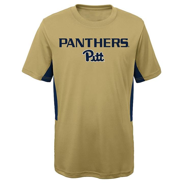 Boys 8-20 Pitt Panthers Mainframe Performance Tee, Size: M 10-12, Beige Oth