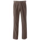Men's Croft & Barrow&reg; Classic-fit Pleated Corduroy Pants, Size: 30x32, Brown