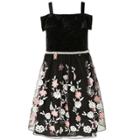 Girls 7-16 & Plus Size Speechless Off Shoulder Embroidered Flower Dress, Size: 14 1/2, Red Overfl