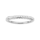 Sterling Silver 1/3 Carat T.w. Diamond Wedding Ring, Women's, Size: 9, White