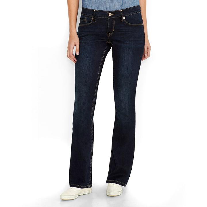 Women's Levi's 524 Faded Bootcut Jeans, Size: 15/32 Avg, Blue
