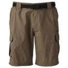 Men's Coleman Taslon Classic-fit Belted Hiking Cargo Shorts, Size: Large, Dark Green