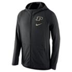 Men's Nike Purdue Boilermakers Hyperelite Full-zip Fleece Hoodie, Size: Xxl, Black