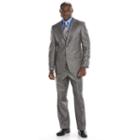 Men's Steve Harvey Classic-fit Gray Plaid Suit Jacket - Men, Size: 46 Long, Grey