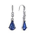 Downton Abbey Teardrop Earrings, Women's, Blue