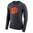 Men's Nike Clemson Tigers Dri-fit Logo Tee, Size: Xl, Char