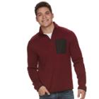 Men's Urban Pipeline&reg; Quarter-zip Fleece Sweater, Size: Medium, Red
