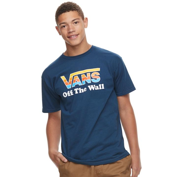 Men's Vans Reading Tee, Size: Xl, Dark Blue