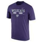 Men's Nike Kansas State Wildcats Legend Staff Dri-fit Tee, Size: Small, Purple
