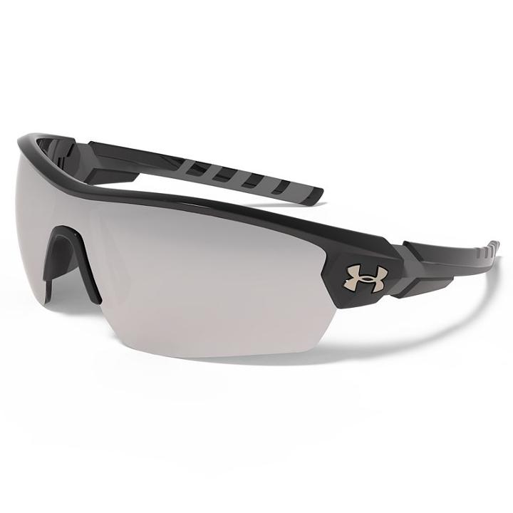 Men's Under Armour Rival Semirimless Wrap Sunglasses, Grey