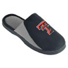 Men's Texas Tech Red Raiders Scuff Slippers, Size: Small, Black