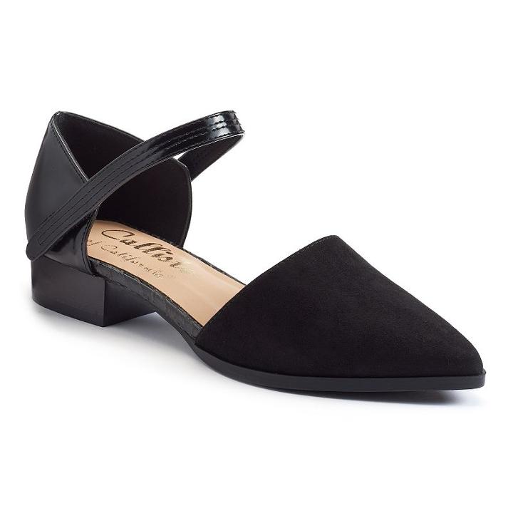 Callisto Of California Hadlee Women's D'orsay Flats, Size: 8, Black