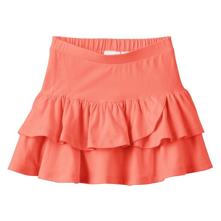 Girls 4-10 Jumping Beans&reg; Tiered Ruffled Skort, Girl's, Size: 4, Lt Orange