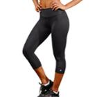 Women's Champion Absolute Smoothtec Capri Workout Tights, Size: Medium, Dark Grey