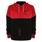 Men's Franchise Club Louisville Cardinals Shield Reversible Hooded Jacket, Size: Small, Red