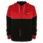 Men's Franchise Club Louisville Cardinals Shield Reversible Hooded Jacket, Size: Small, Red