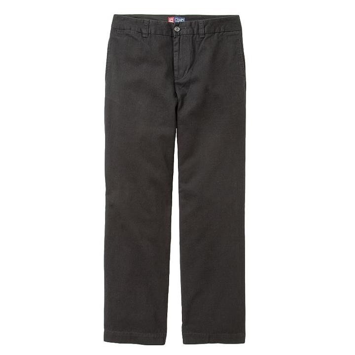 Chaps Chino Pants - Boys 8-20 Husky, Boy's, Size: 16 Husky, Black