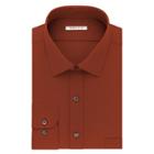 Big & Tall Van Heusen Regular-fit Flex Collar Pincord Wrinkle-free Dress Shirt, Men's, Size: 19 37-38, Med Orange