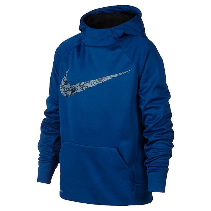 Boys 8-20 Nike Therma Hoodie, Size: Xl, Brt Blue