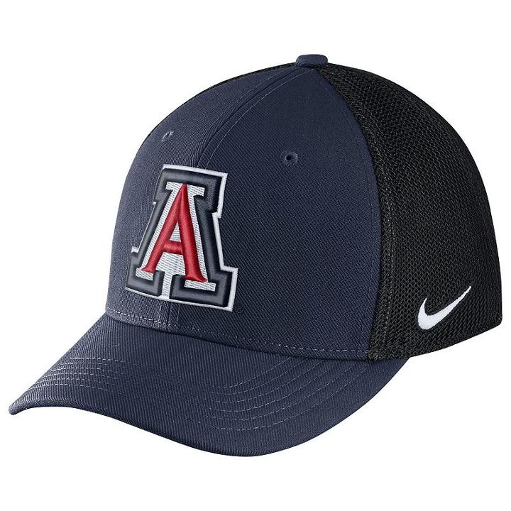 Adult Nike Arizona Wildcats Aero Classic 99 Flex-fit Cap, Men's, Blue (navy)