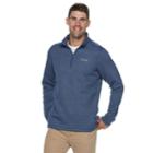 Men's Columbia Ortega Oaks Quarter-zip Fleece Jacket, Size: Medium, Blue